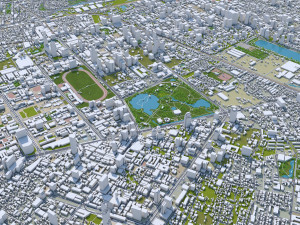 central park manhattan city new york 7km 3D Model