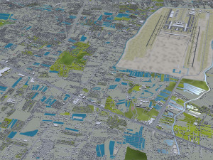 central park manhattan city new york 7km 3D Model