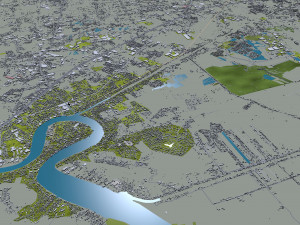 central park manhattan city new york 7km 3D Model