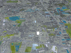 central park manhattan city new york 7km 3D Model