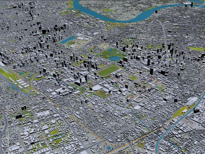 central park manhattan city new york 7km 3D Model