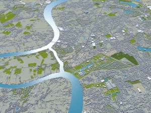 central park manhattan city new york 7km 3D Model