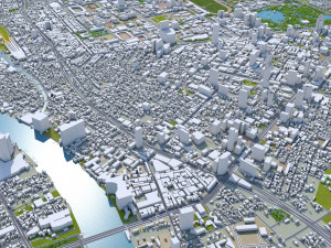 central park manhattan city new york 7km 3D Model