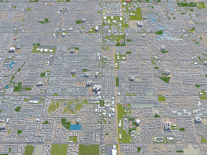 chandler city arizona usa 25km Modello 3D