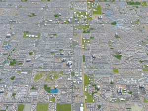 chandler city arizona usa 25km 3D Model