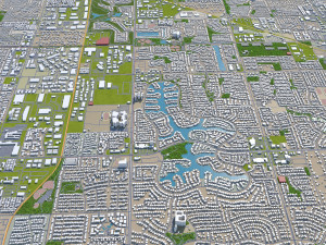 chandler city arizona usa 25km Modello 3D