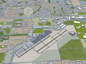 chandler city arizona usa 25km Modello 3D
