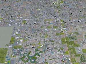chandler city arizona usa 25km Modello 3D