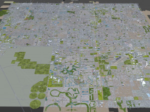 chandler city arizona usa 25km Modello 3D