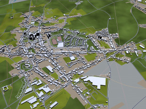 charleroi city belgium 30km Modèle 3D