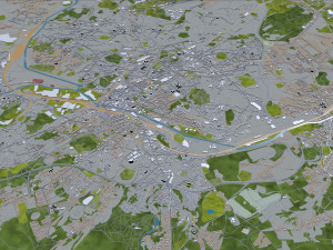 charleroi city belgium 30km Modèle 3D