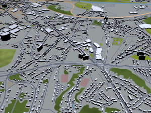 charleroi city belgium 30km Modèle 3D