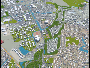 chesapeake city virginia usa 60km Modello 3D