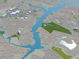 chesapeake city virginia usa 60km Modello 3D