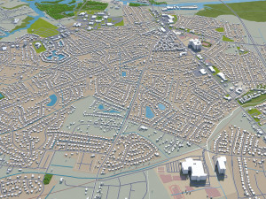 chesapeake city virginia usa 60km Modello 3D