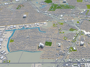 chesapeake city virginia usa 60km Modello 3D