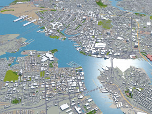 chesapeake city virginia usa 60km Modello 3D