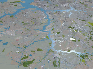 chesapeake city virginia usa 60km Modello 3D