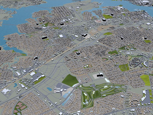 chesapeake city virginia usa 60km Modello 3D