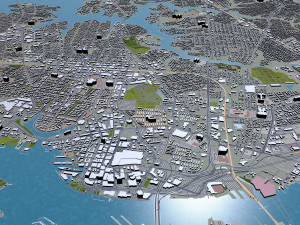 chesapeake city virginia usa 60km Modello 3D