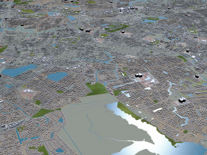 chesapeake city virginia usa 60km Modello 3D