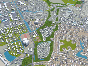 chesapeake city virginia usa 60km Modello 3D