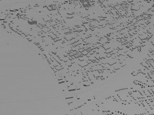 clarksville city tennessee usa 35km 3Dモデル