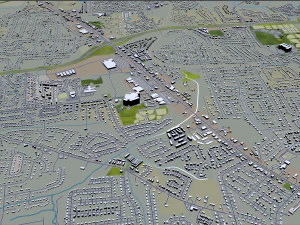 clarksville city tennessee usa 35km 3D Model