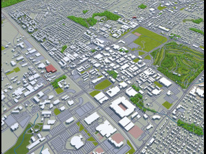college station city texas usa 30km Modelo 3D