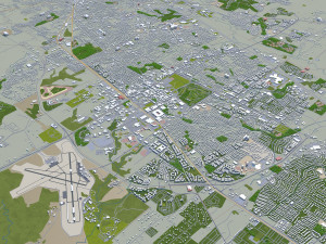 college station city texas usa 30km Modelo 3D