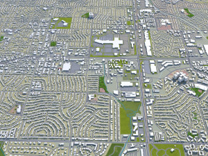 colorado springs co city usa 60km 3D-Modell