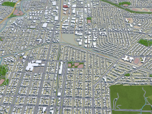 colorado springs co city usa 60km 3D-Modell