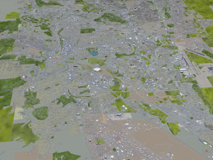 colorado springs co city usa 60km 3D-Modell