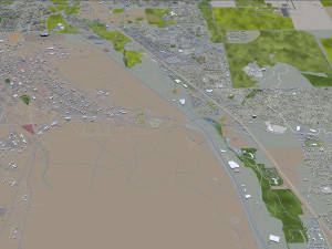 colorado springs co city usa 60km 3D-Modell