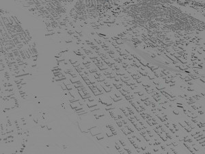 columbus city georgia usa 50km 3D Model