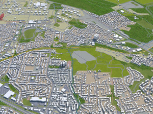 concord city california usa 20km 3Dモデル