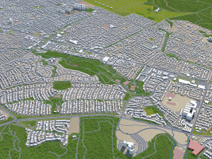 concord city california usa 20km 3Dモデル