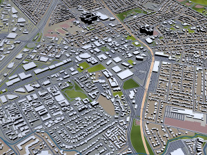 concord city california usa 20km 3Dモデル