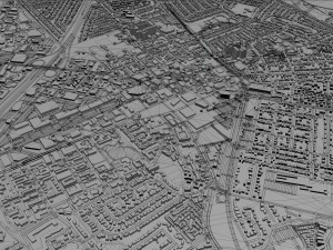 concord city california usa 20km 3Dモデル