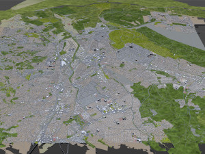 concord city california usa 20km 3Dモデル