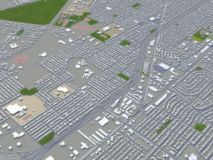 corpus christi city texas usa 80km Modelo 3D
