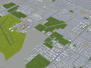corpus christi city texas usa 80km Modelo 3D