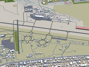 darwin city australia 20km 3D Model