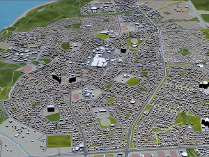 darwin city australia 20km 3D Model