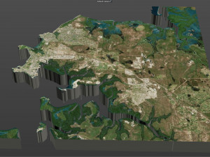 darwin city australia 20km 3D Model