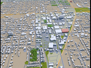 decatur illinois city usa 40km Modelo 3D