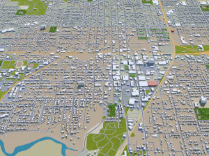 decatur illinois city usa 40km Modelo 3D