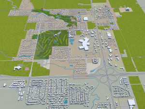 decatur illinois city usa 40km Modelo 3D