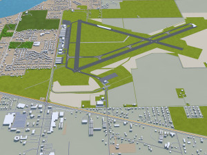 decatur illinois city usa 40km Modelo 3D