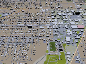 decatur illinois city usa 40km Modelo 3D